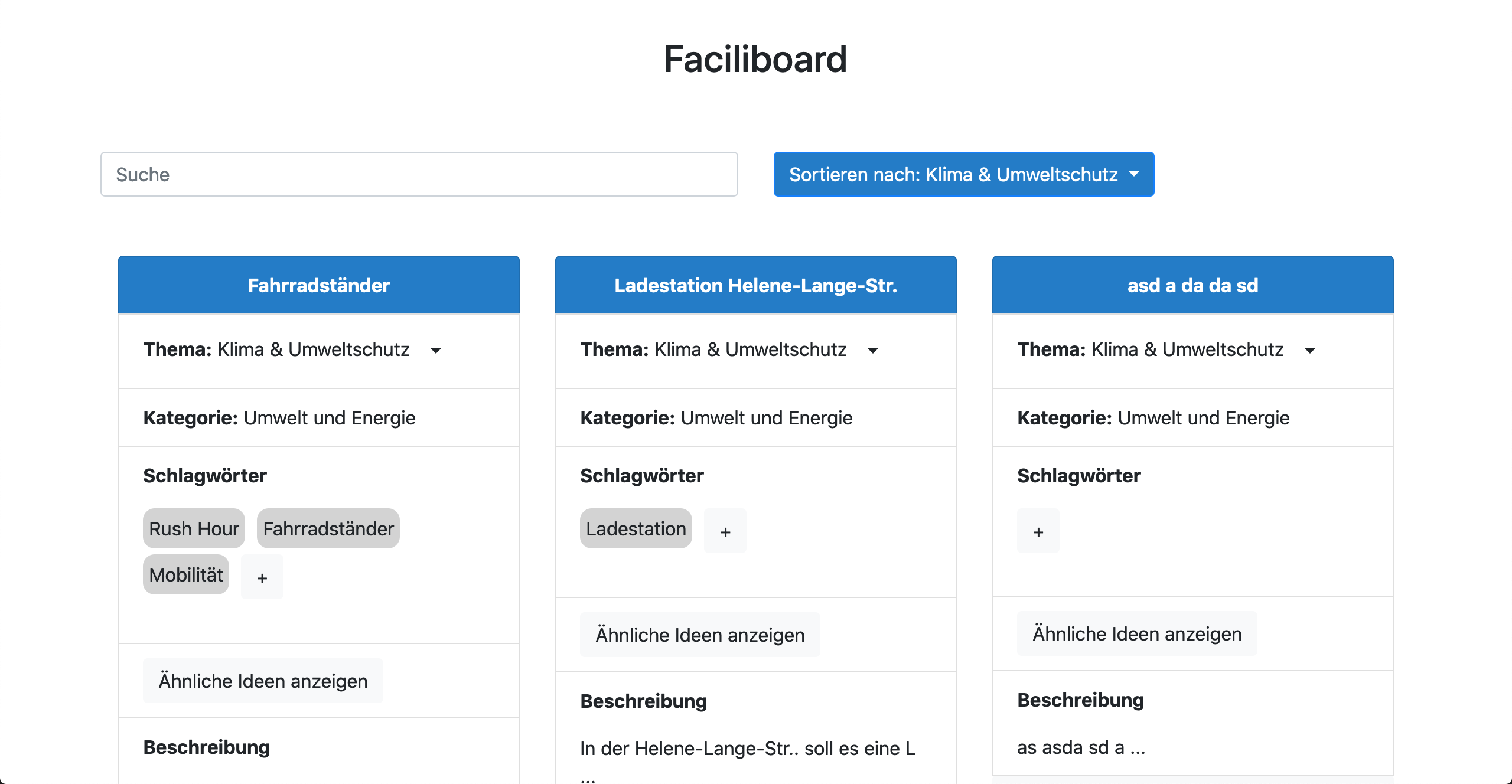 Screenshot Faciliboard 